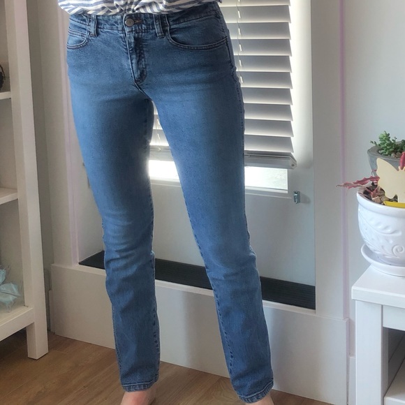Club Monaco High Rise Straight Jeans - Picture 2 of 9